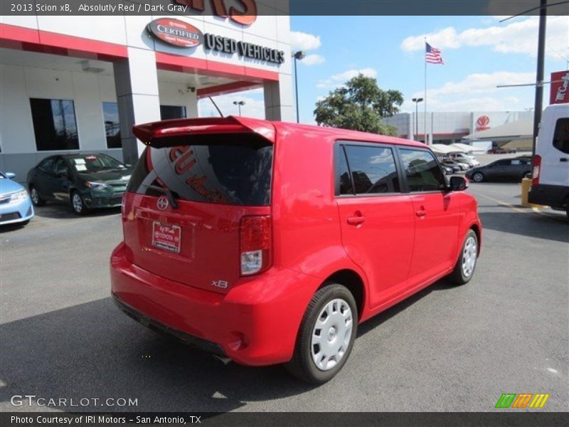 Absolutly Red / Dark Gray 2013 Scion xB