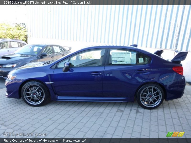  2016 WRX STI Limited Lapis Blue Pearl