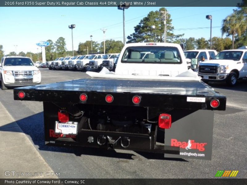 Oxford White / Steel 2016 Ford F350 Super Duty XL Regular Cab Chassis 4x4 DRW
