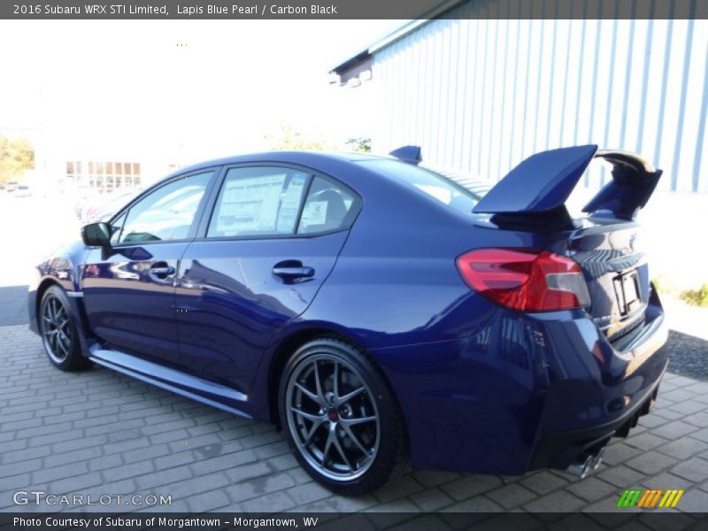  2016 WRX STI Limited Lapis Blue Pearl