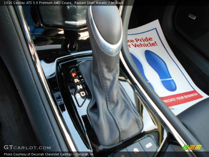  2016 ATS 3.6 Premium AWD Coupe 8 Speed Automatic Shifter