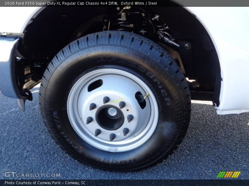 Oxford White / Steel 2016 Ford F350 Super Duty XL Regular Cab Chassis 4x4 DRW