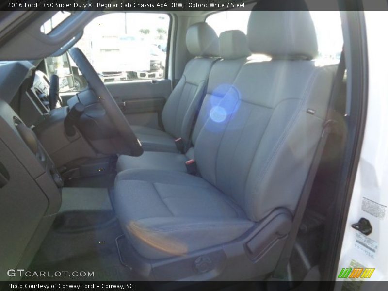 Oxford White / Steel 2016 Ford F350 Super Duty XL Regular Cab Chassis 4x4 DRW