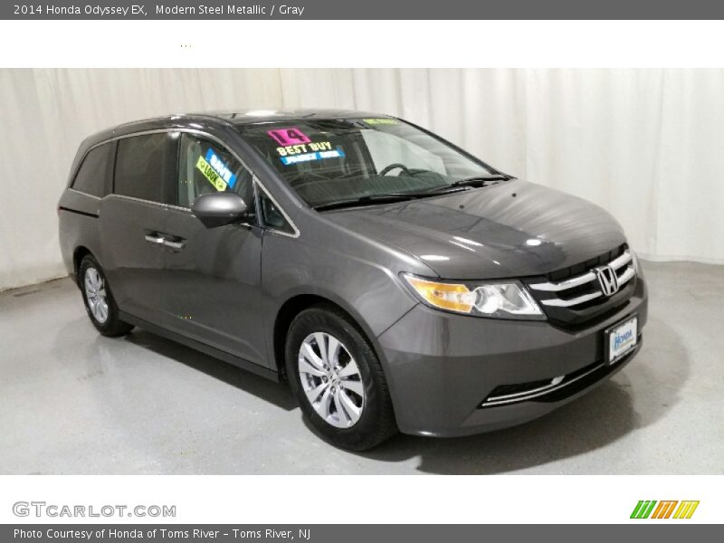 Modern Steel Metallic / Gray 2014 Honda Odyssey EX