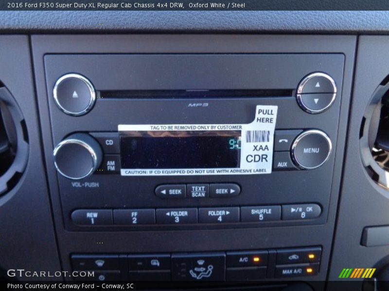 Oxford White / Steel 2016 Ford F350 Super Duty XL Regular Cab Chassis 4x4 DRW