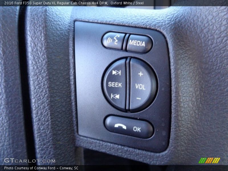 Oxford White / Steel 2016 Ford F350 Super Duty XL Regular Cab Chassis 4x4 DRW