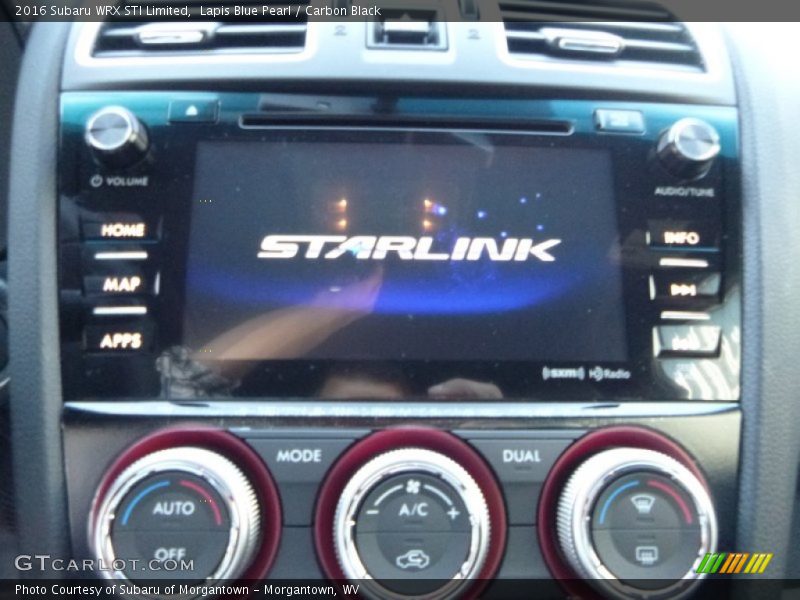 Controls of 2016 WRX STI Limited