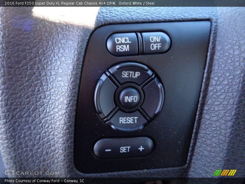 Oxford White / Steel 2016 Ford F350 Super Duty XL Regular Cab Chassis 4x4 DRW
