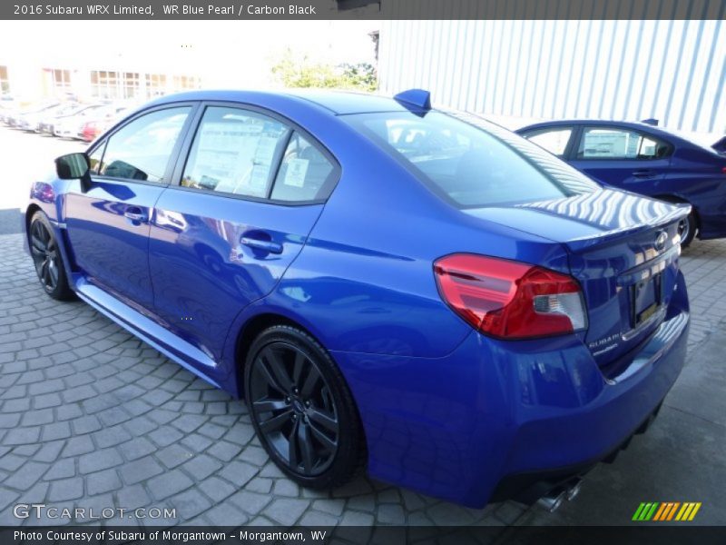 WR Blue Pearl / Carbon Black 2016 Subaru WRX Limited