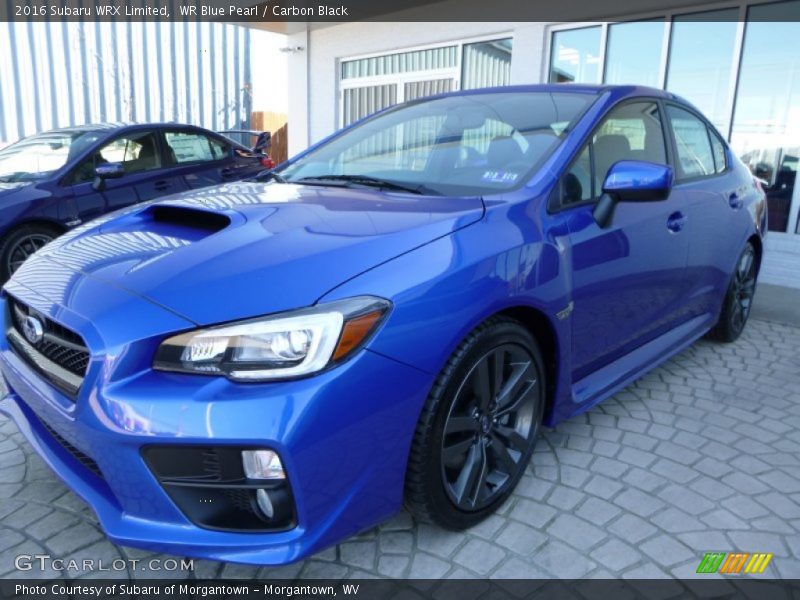 WR Blue Pearl / Carbon Black 2016 Subaru WRX Limited