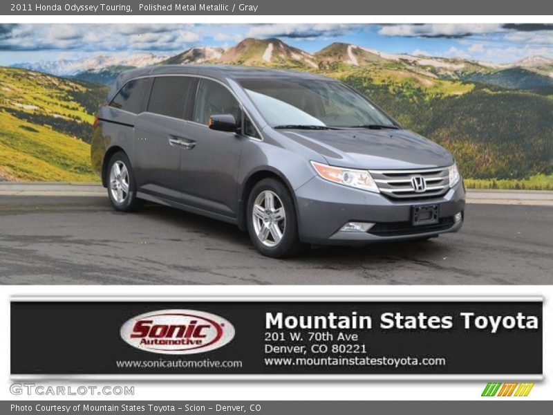 Polished Metal Metallic / Gray 2011 Honda Odyssey Touring