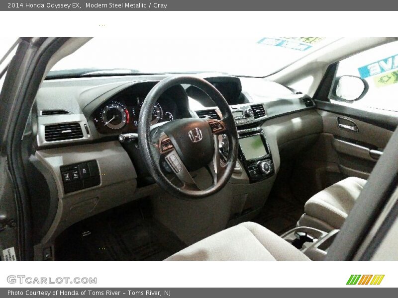 Modern Steel Metallic / Gray 2014 Honda Odyssey EX