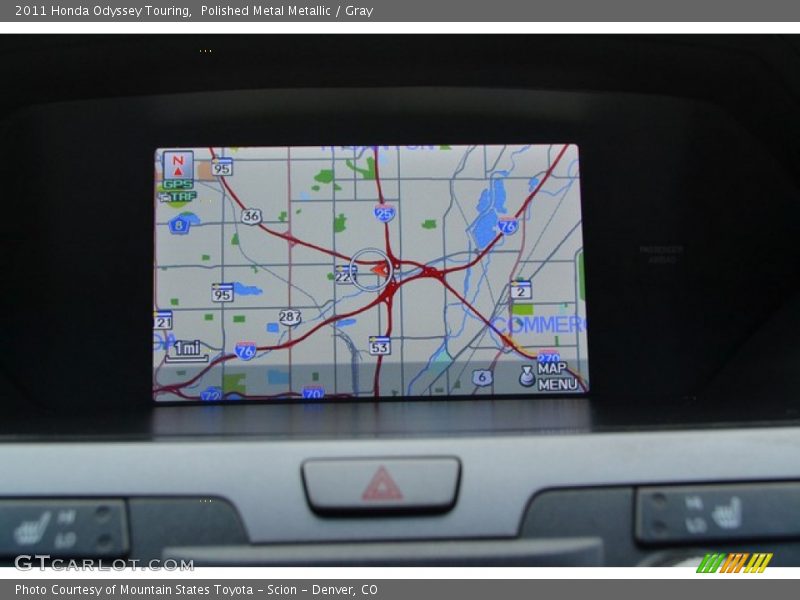 Polished Metal Metallic / Gray 2011 Honda Odyssey Touring