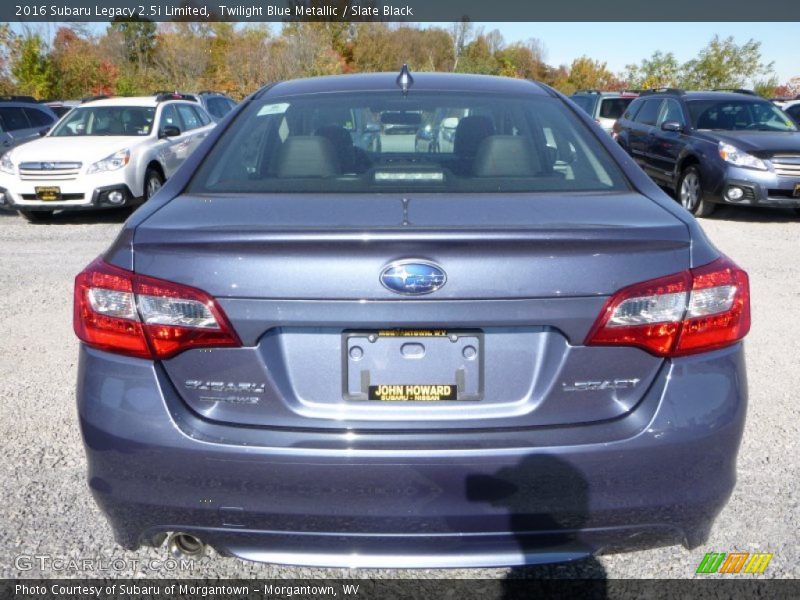 Twilight Blue Metallic / Slate Black 2016 Subaru Legacy 2.5i Limited