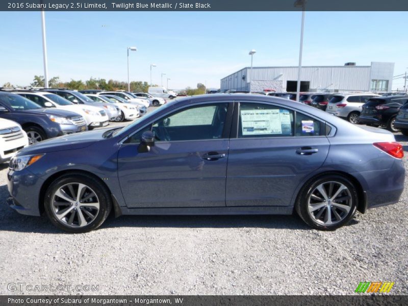 Twilight Blue Metallic / Slate Black 2016 Subaru Legacy 2.5i Limited