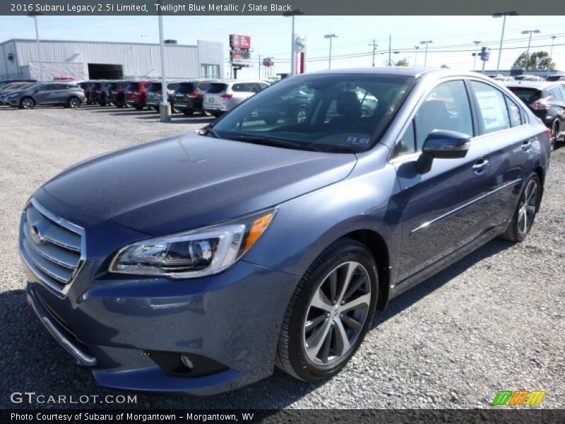 Twilight Blue Metallic / Slate Black 2016 Subaru Legacy 2.5i Limited