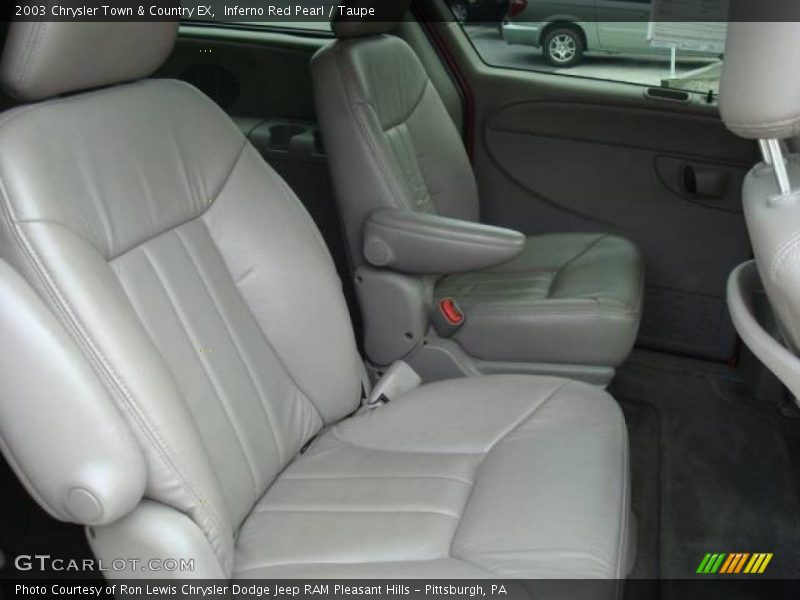 Inferno Red Pearl / Taupe 2003 Chrysler Town & Country EX