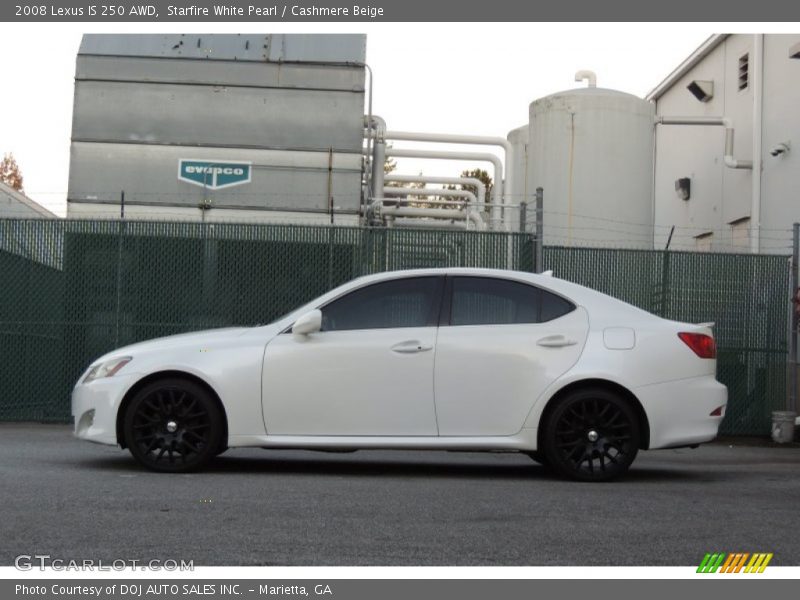 Starfire White Pearl / Cashmere Beige 2008 Lexus IS 250 AWD