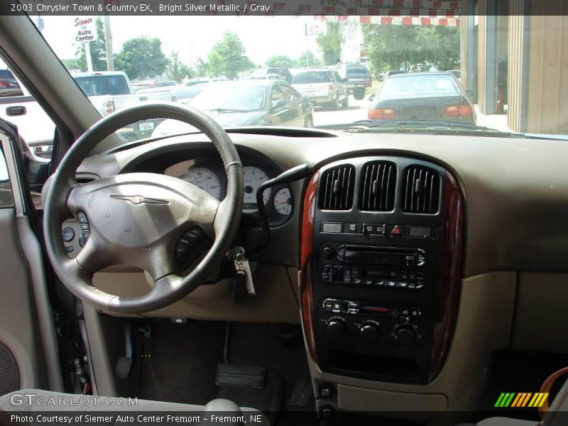 Bright Silver Metallic / Gray 2003 Chrysler Town & Country EX