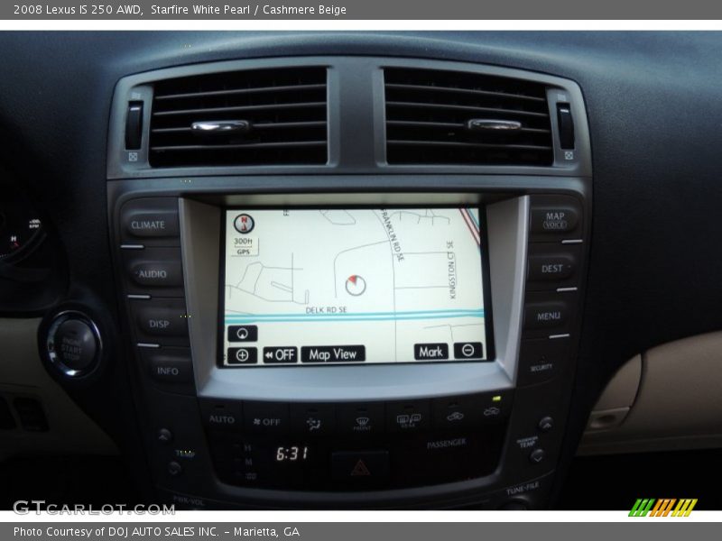 Starfire White Pearl / Cashmere Beige 2008 Lexus IS 250 AWD