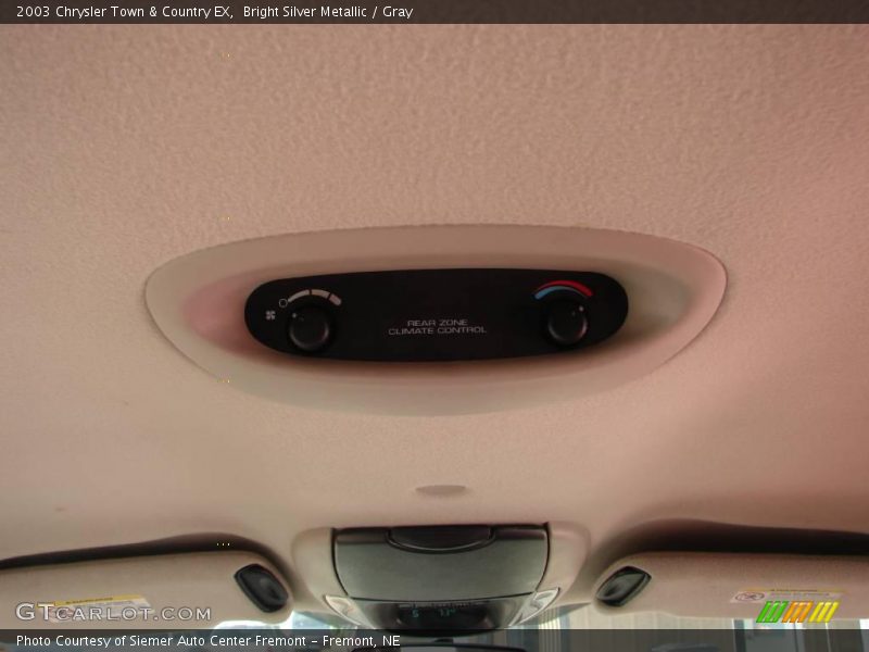 Bright Silver Metallic / Gray 2003 Chrysler Town & Country EX