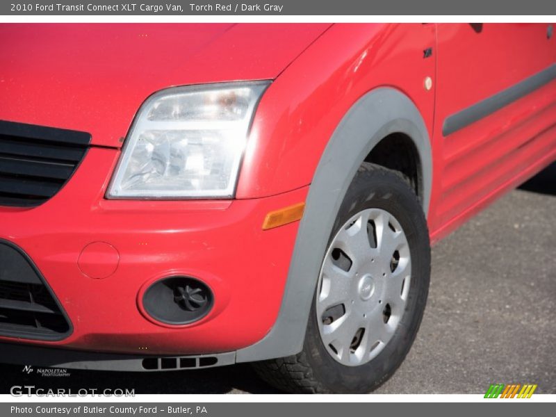 Torch Red / Dark Gray 2010 Ford Transit Connect XLT Cargo Van
