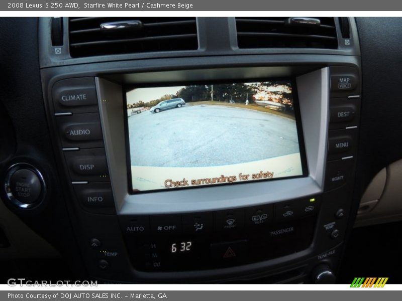 Starfire White Pearl / Cashmere Beige 2008 Lexus IS 250 AWD