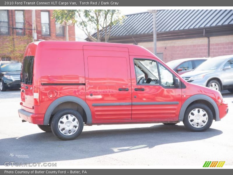 Torch Red / Dark Gray 2010 Ford Transit Connect XLT Cargo Van