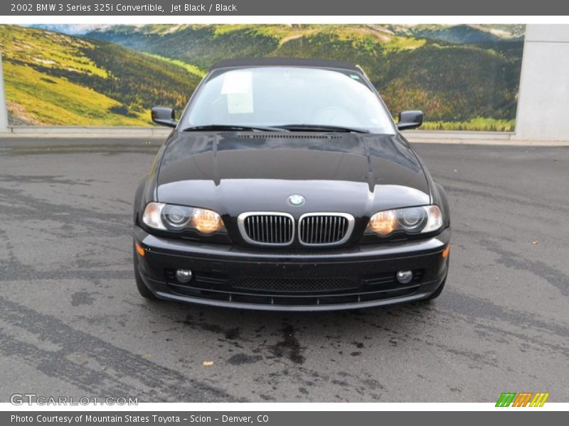 Jet Black / Black 2002 BMW 3 Series 325i Convertible