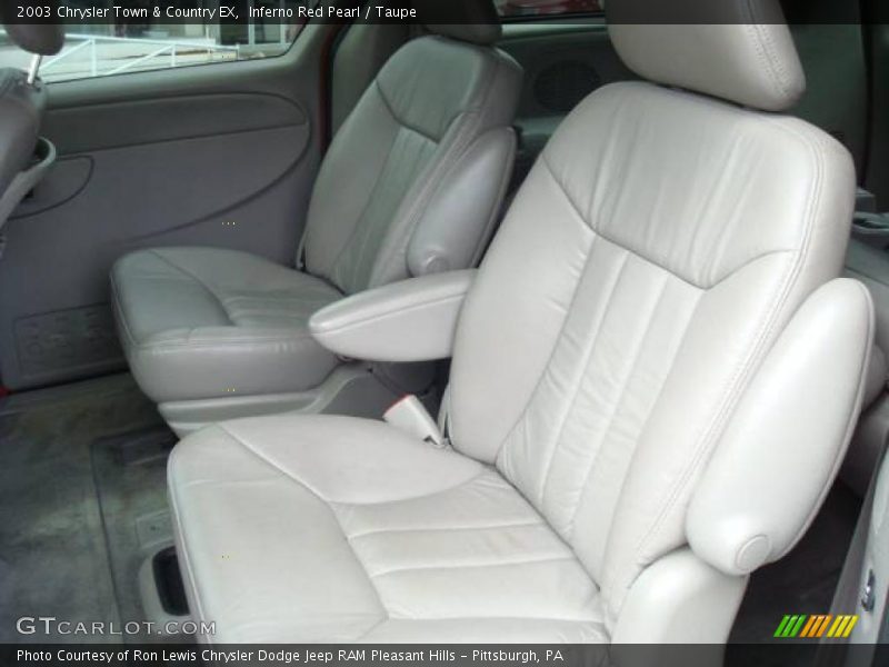 Inferno Red Pearl / Taupe 2003 Chrysler Town & Country EX