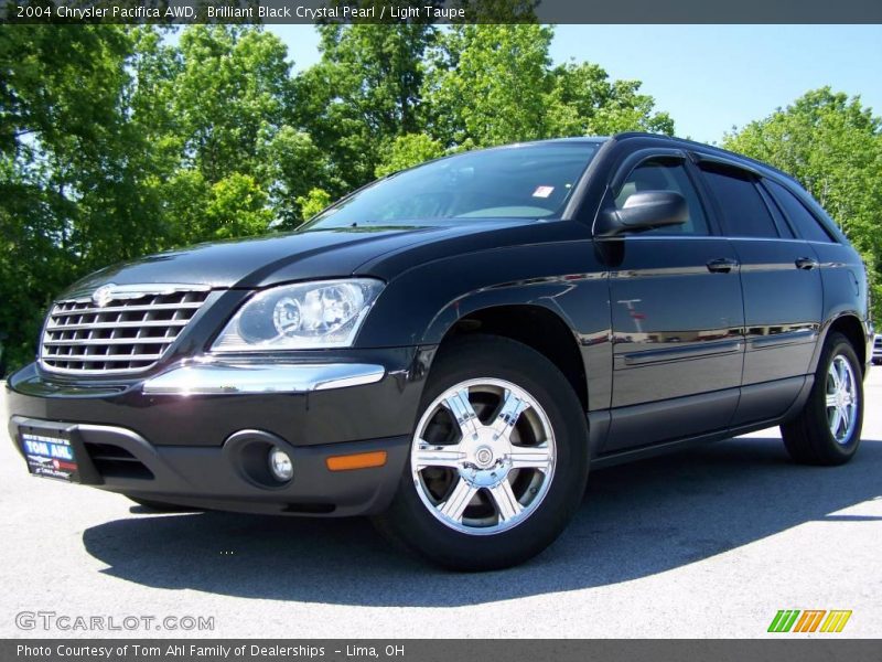 Brilliant Black Crystal Pearl / Light Taupe 2004 Chrysler Pacifica AWD