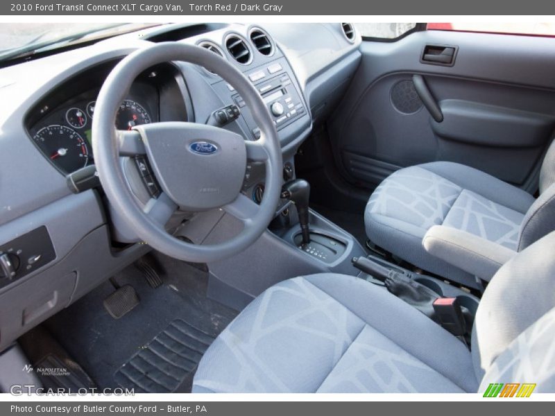 Torch Red / Dark Gray 2010 Ford Transit Connect XLT Cargo Van