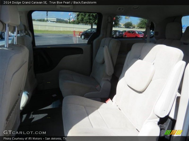 True Blue Pearl / Black/Sandstorm 2014 Dodge Grand Caravan SE