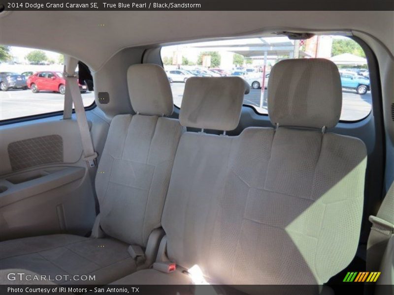 True Blue Pearl / Black/Sandstorm 2014 Dodge Grand Caravan SE
