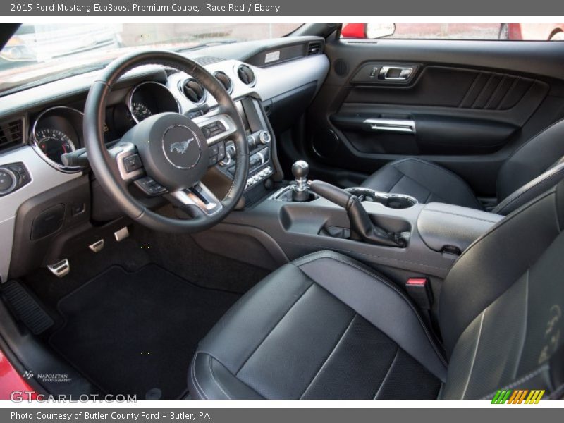 Race Red / Ebony 2015 Ford Mustang EcoBoost Premium Coupe