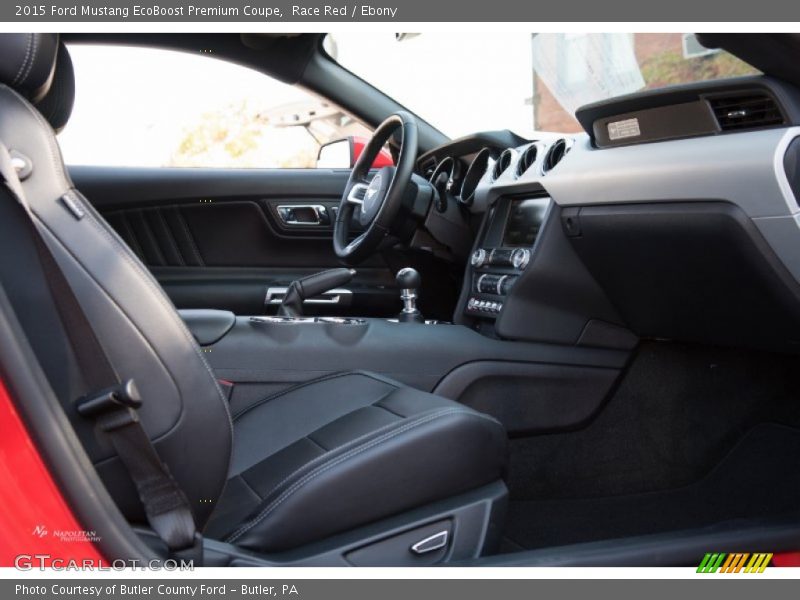 Race Red / Ebony 2015 Ford Mustang EcoBoost Premium Coupe
