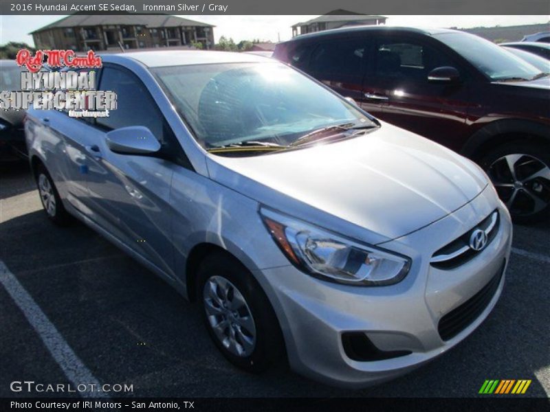 Ironman Silver / Gray 2016 Hyundai Accent SE Sedan