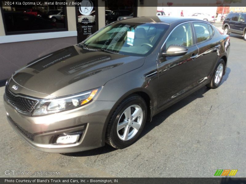 Metal Bronze / Beige 2014 Kia Optima LX