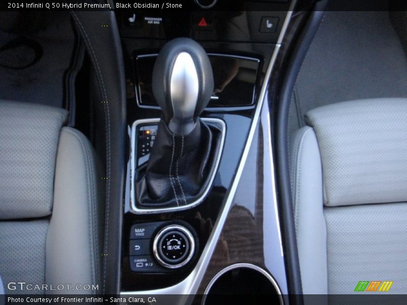 Black Obsidian / Stone 2014 Infiniti Q 50 Hybrid Premium