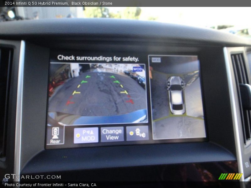 Black Obsidian / Stone 2014 Infiniti Q 50 Hybrid Premium