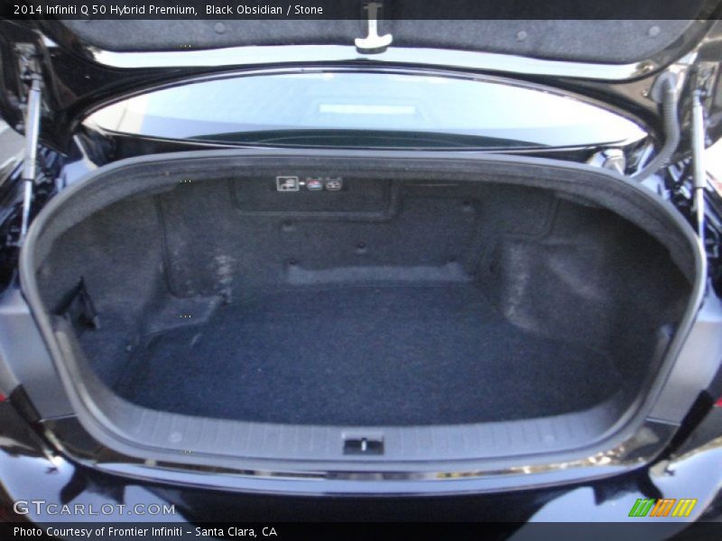 Black Obsidian / Stone 2014 Infiniti Q 50 Hybrid Premium
