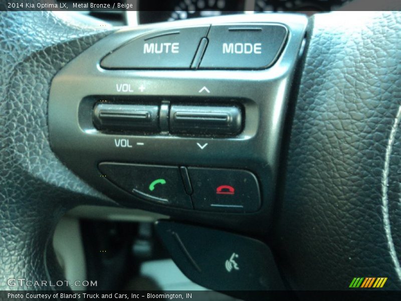 Metal Bronze / Beige 2014 Kia Optima LX