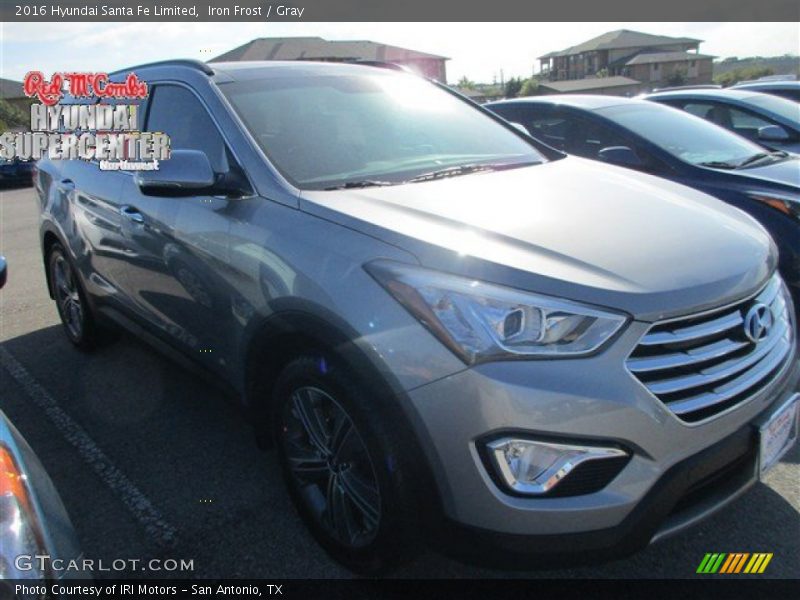 Iron Frost / Gray 2016 Hyundai Santa Fe Limited