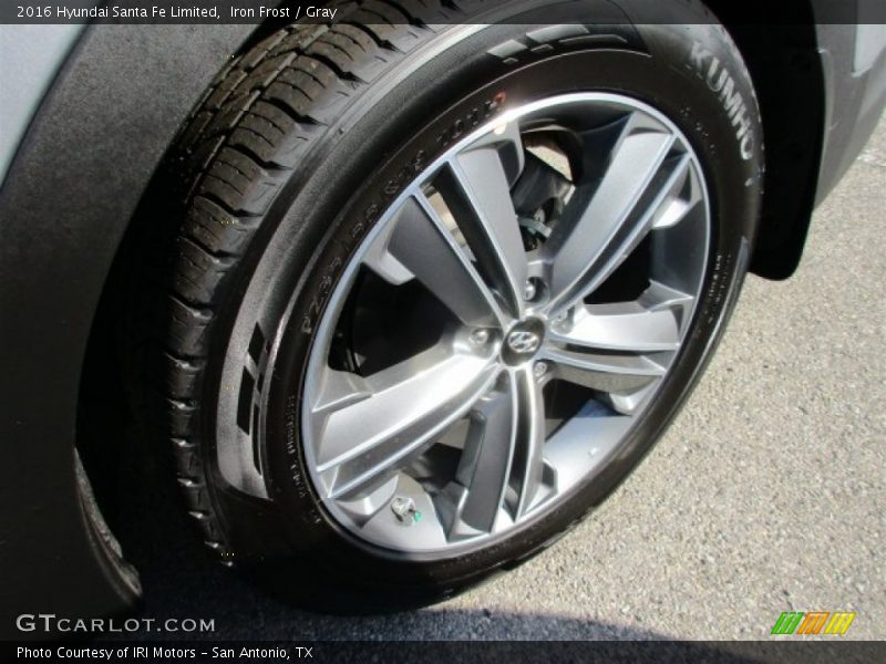 Iron Frost / Gray 2016 Hyundai Santa Fe Limited