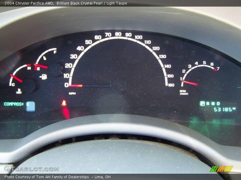 Brilliant Black Crystal Pearl / Light Taupe 2004 Chrysler Pacifica AWD