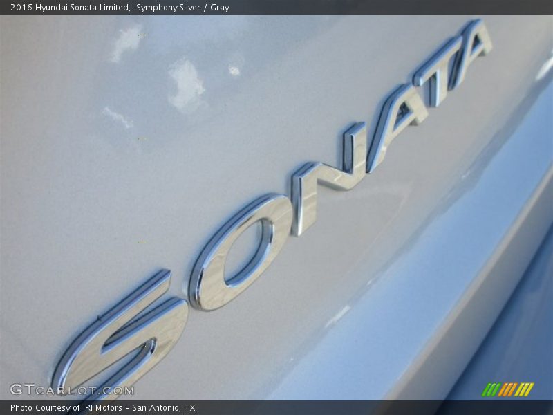 Symphony Silver / Gray 2016 Hyundai Sonata Limited