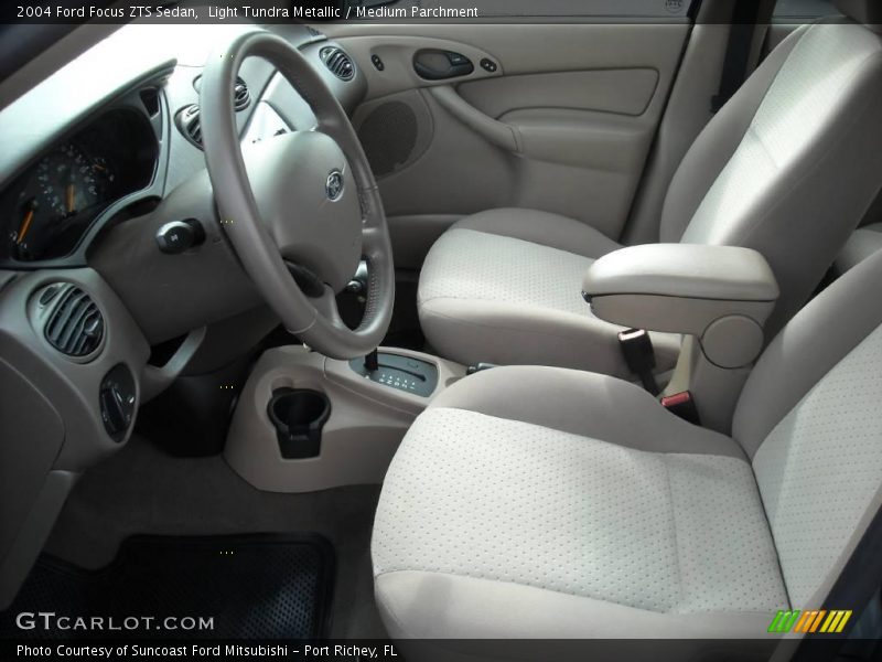Light Tundra Metallic / Medium Parchment 2004 Ford Focus ZTS Sedan
