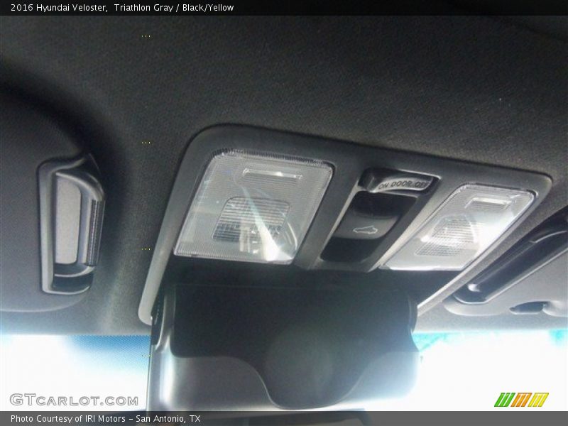 Triathlon Gray / Black/Yellow 2016 Hyundai Veloster