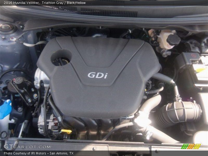 Triathlon Gray / Black/Yellow 2016 Hyundai Veloster