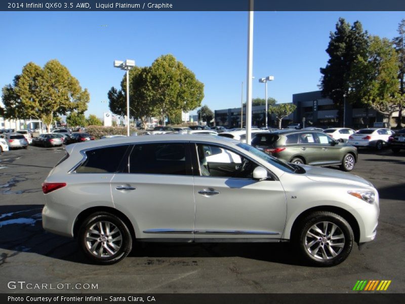 Liquid Platinum / Graphite 2014 Infiniti QX60 3.5 AWD